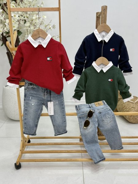 طقم TOMMY ولادي 3 قطع