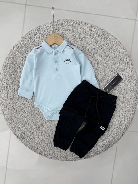 طقم بيبي TOMMY HILFIGER
