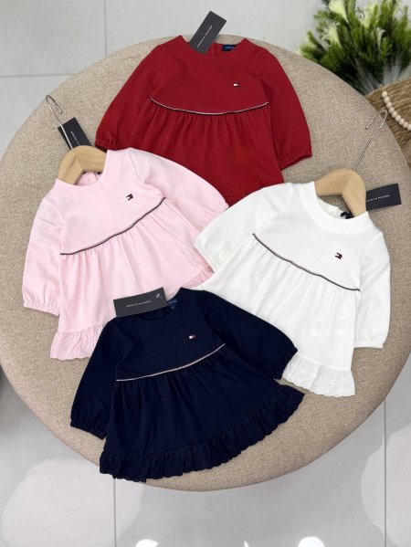 فستان قطن ربيعي TOMMY