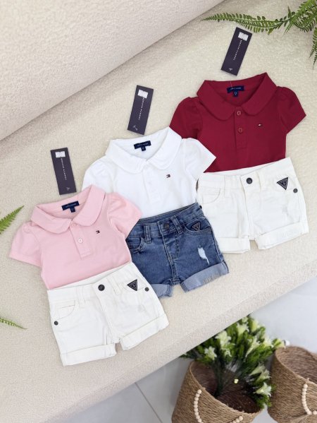 طقم بناتيtommy hilfiger