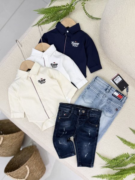 طقم بيبي TOMMY HILFIGER