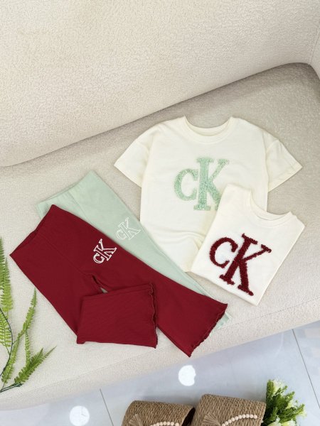 بدلة قطن بناتي Ck