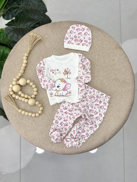 بجامة بيبي قطن hoppala