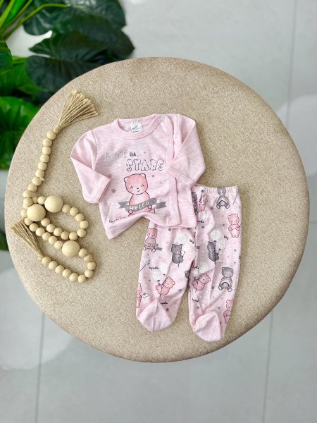 بجامة بيبي قطن hoppala