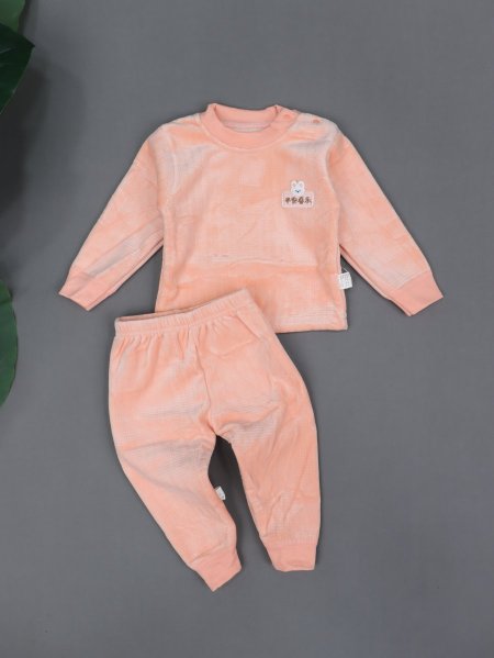 بجامة بيبي شتوي مبطّن فرو