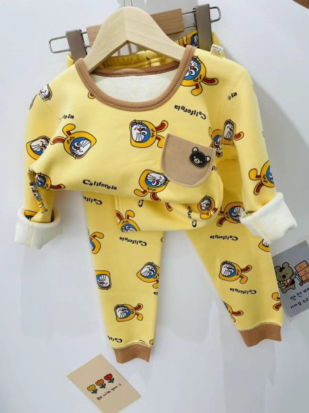 بجامة مبطن فرو 