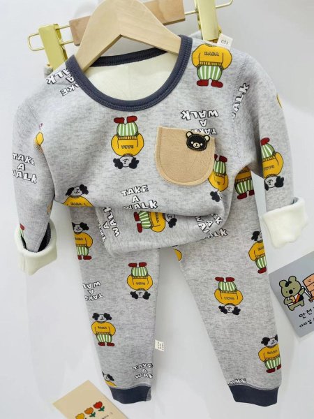 بجامة مبطن فرو 