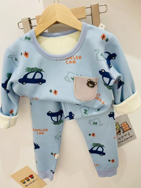 بجامة مبطن فرو 