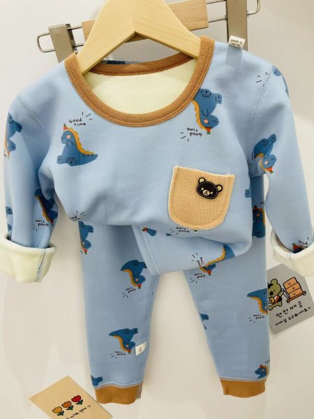 بجامة مبطن فرو 