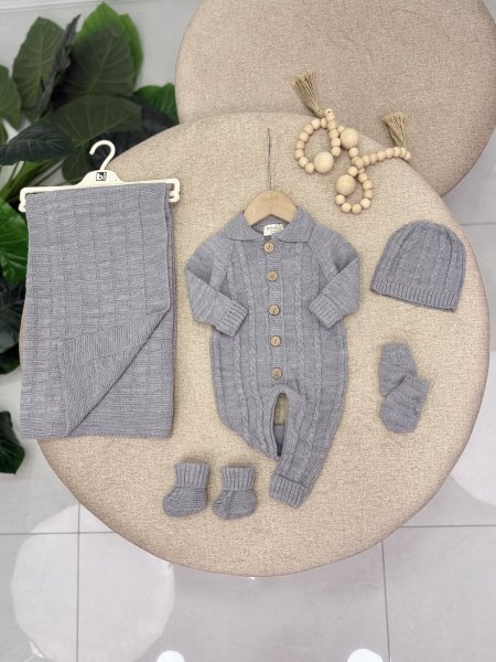 طقم صوف بيبي 5 قطع