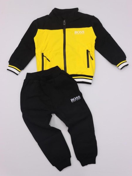 بدلة Boss سحاب مبطن فرو