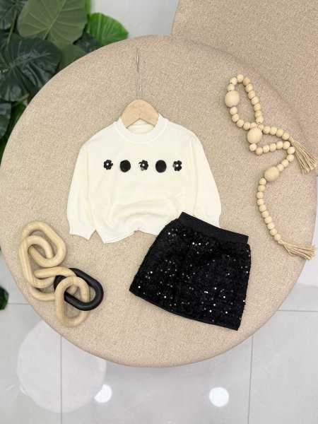 طقم صوف بناتي 6050