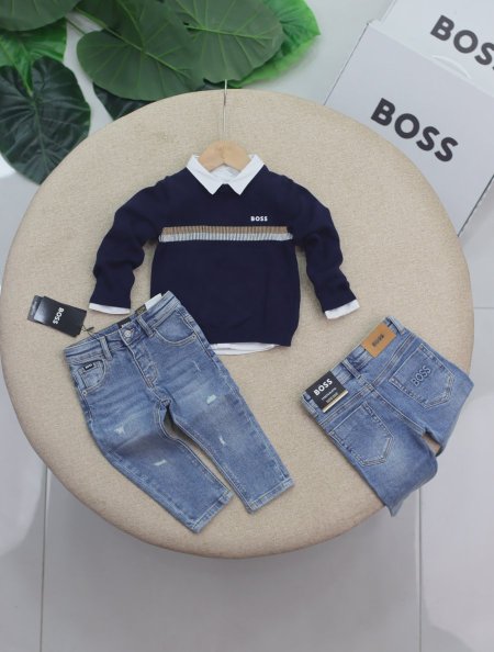 طقم 3 قطع ولادي BOSS