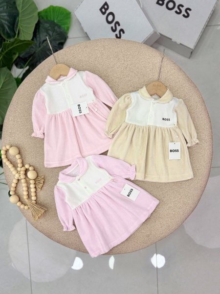 فستان بيبي مخمل BOSS