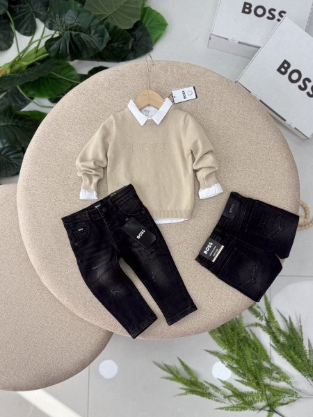 طقم 3 قطع ولادي BOSS