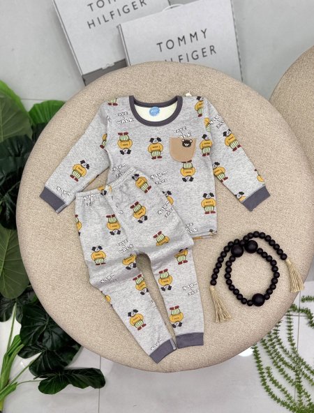 بجامة مبطن فرو