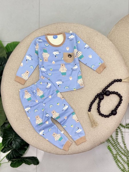 بجامة مبطن فرو