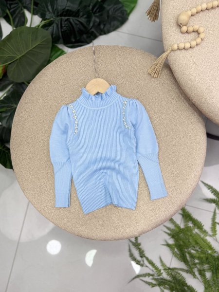 بلوزة صوف بناتي لولو